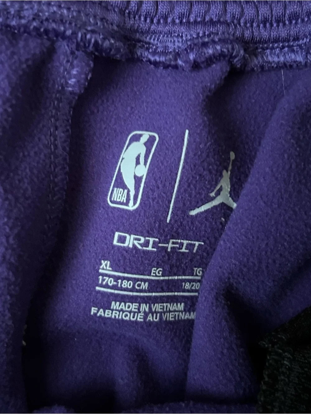 Jordan Charlotte Hornets 22/23 Showtime Sweatpants Joggers Youth XL 18-20